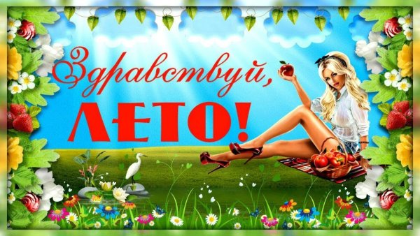 Лето картинки с надписью