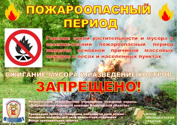 Летний пожароопасный период