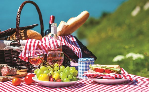 Красивый пикник на природе