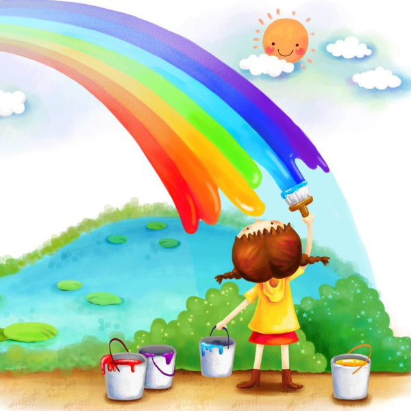 Разноцветный мир детства