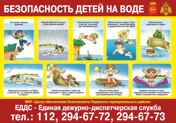 Правила поведениямна водн