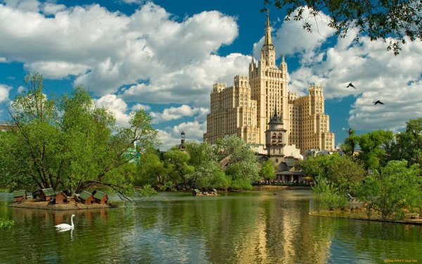 Москва природа лето