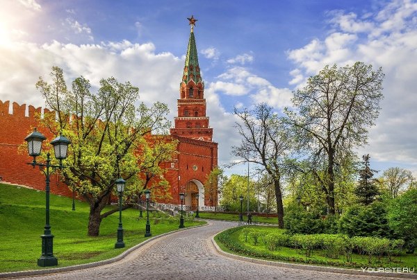 Москва Кремль Боровицкая башня