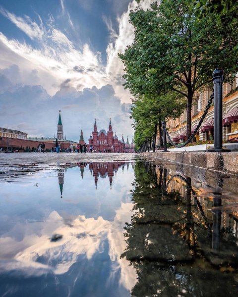 Дождливая Москва