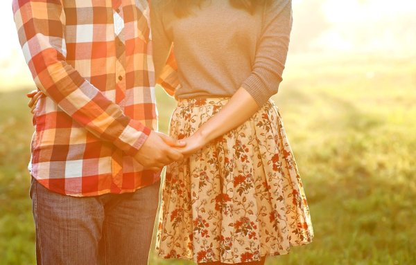 Девушка парень лето