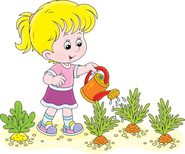 Поливаем огород детский сад