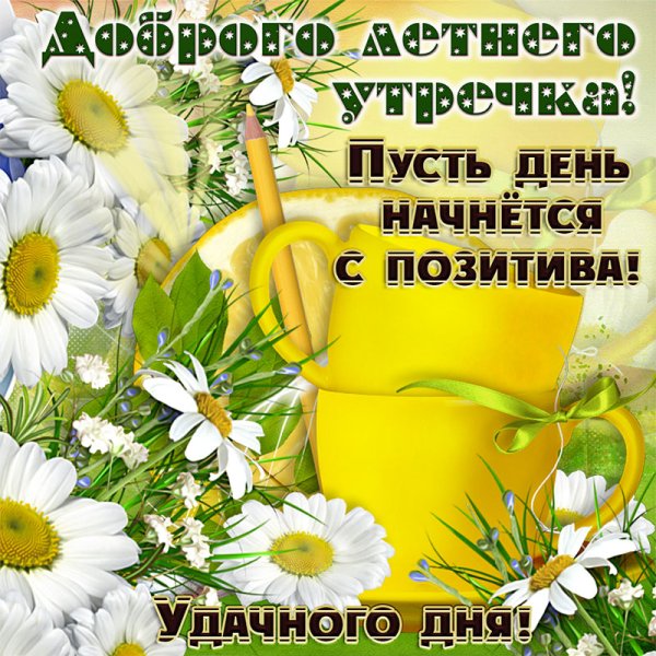 С летом поздравления