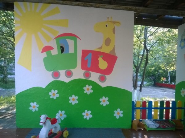 Веранда в детском садике