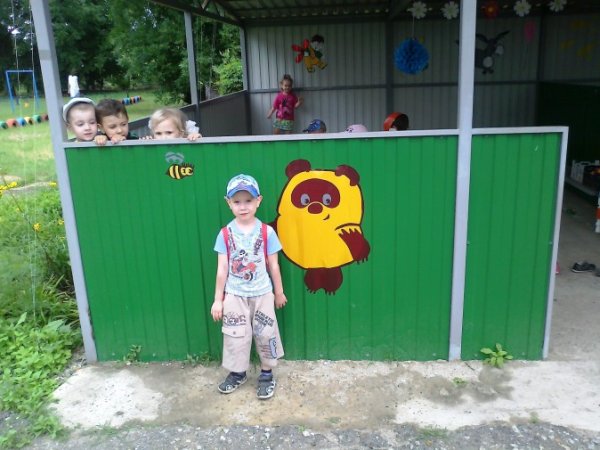 Украсить беседку в детском саду