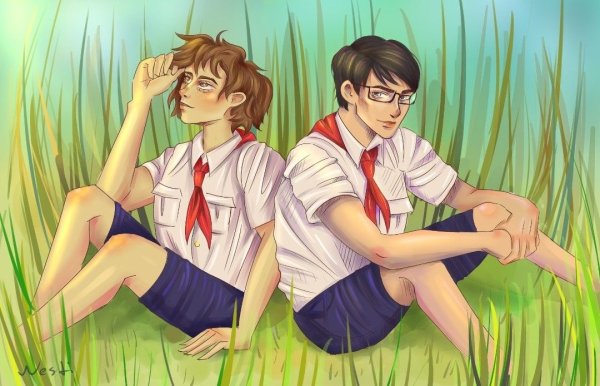 Лето в Пионерском галстуке арт