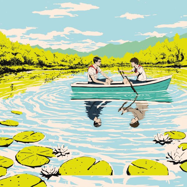 Володя лето в Пионерском галстуке