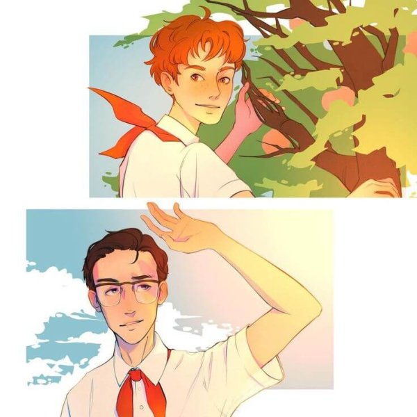 Лето в Пионерском галстуке арты Юра и Володя