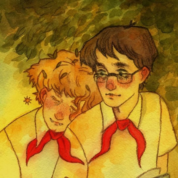 Лето в Пионерском галстуке арт