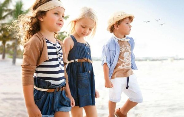 Стильные дети лето