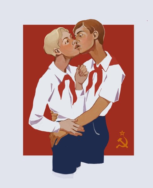 Володя лето в Пионерском галстуке