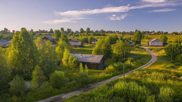 Поселок русская деревня