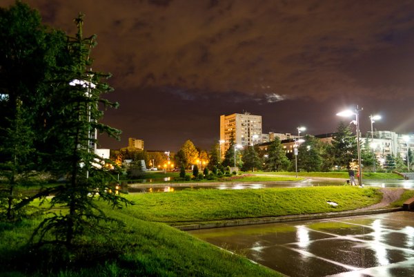 Тольятти ночь парк