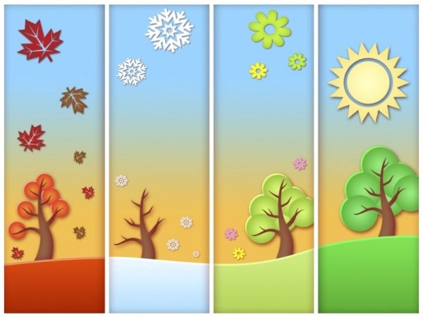 Времена года для дошкольников