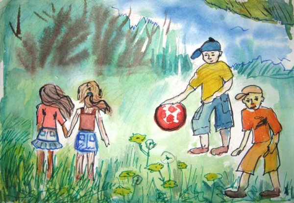 Дети лето каникулы