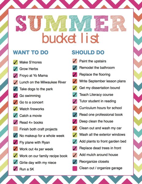 Summer Bucket