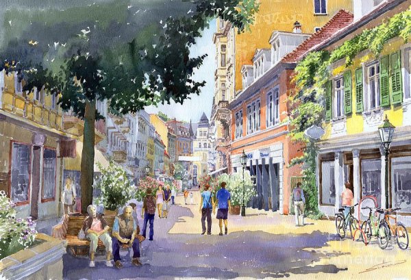 Городской пейзаж Юрия Шевчука