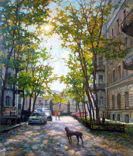 Волков Сергей Риксович художник картины Москвы