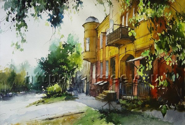 Вячеслав Курсеев акварель