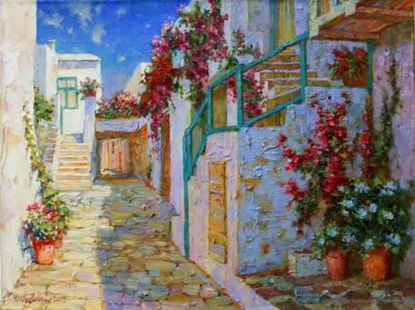 Юрий Обуховский Греция картины