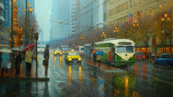 Евгений Лушпин Сан Франциско трамвай