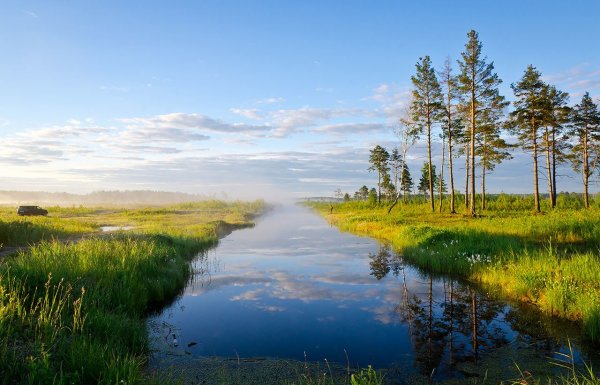 У реки 2 берега