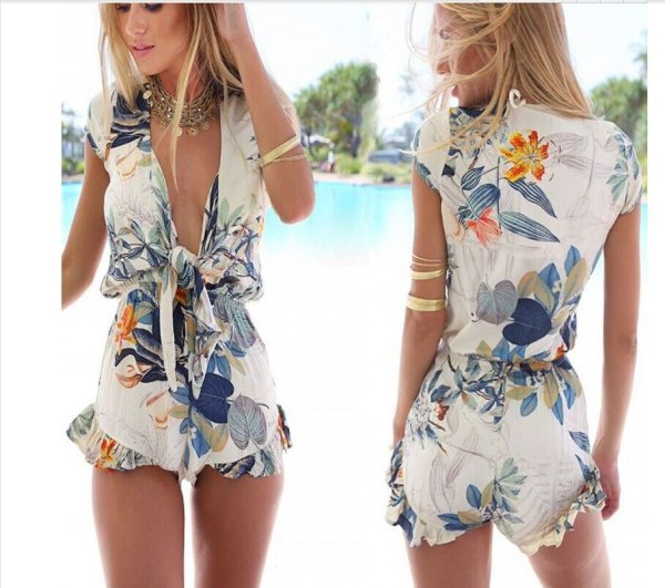 Комбинезон женский летний с шортами