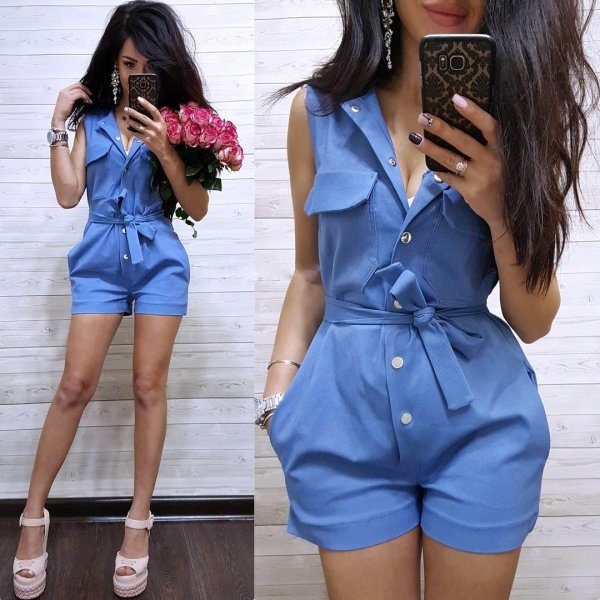 Модный комбинезон женский