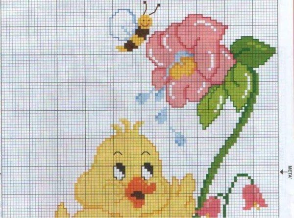 Вышивание крестиком для детей