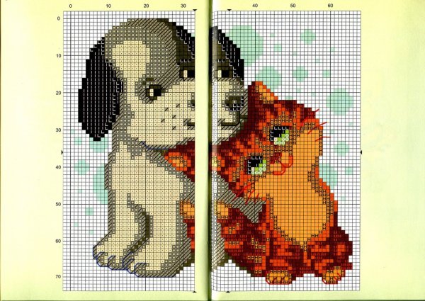 Вышивка крестом детские мотивы