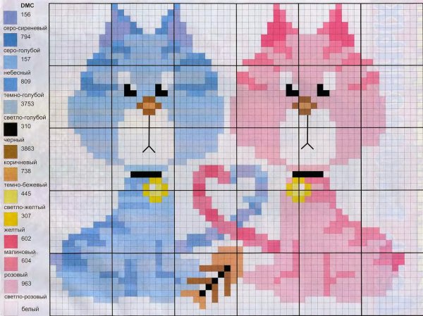 Схемки для вышивки крестиком