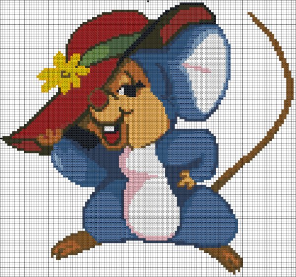 Вышивка бисером мультяшки