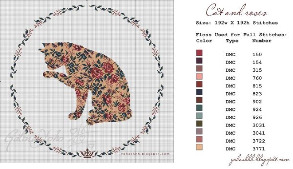 Современная вышивка схемы