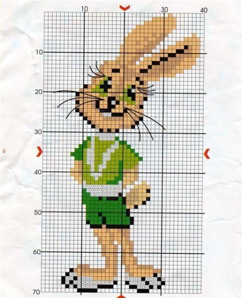 Вышивка крестом схемы мультяшки