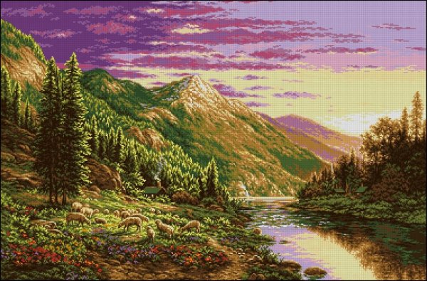 Гобленсет горы пейзаж