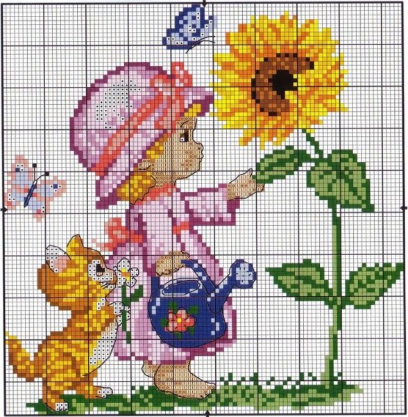 Вышивка русская тройка Панна