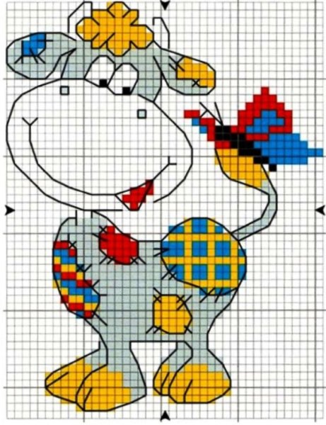 Монохромная вышивка гладью