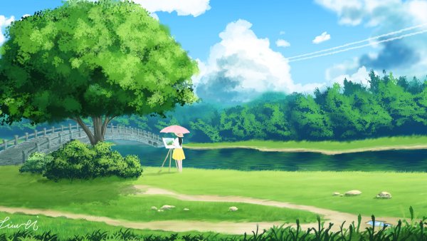 Нарисовать пейзаж