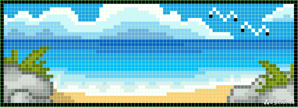 Схемы фенечек прямым плетением