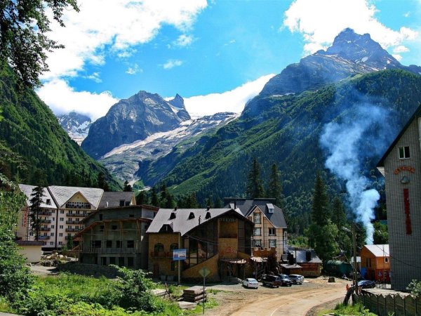 Горы Кавказа Теберда