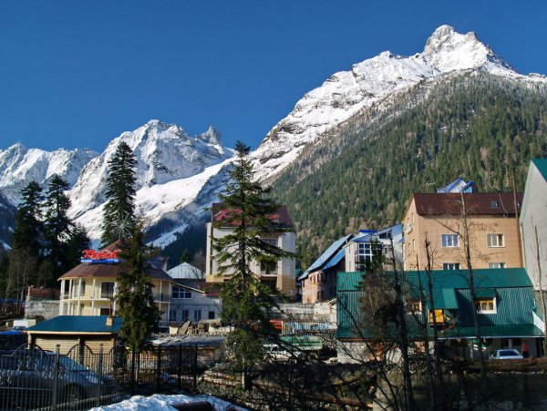 Небесные качели Домбай