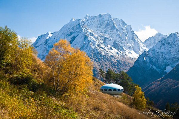 Домбай мост летом