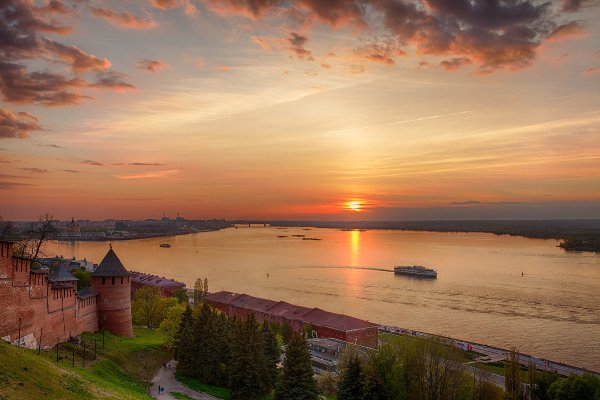 Нижний Новгород Кремль и Волга