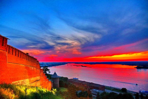 Кремль Нижний Новгород закат