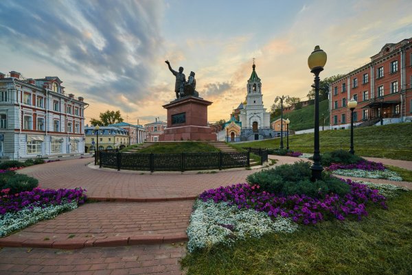 Кремль Нижний Нижний Новгород ночью