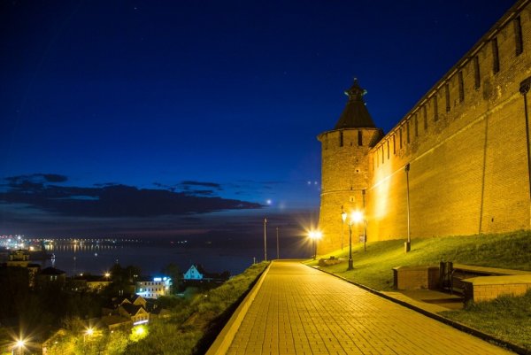 Река Волга Нижний Новгород Чкаловская лестница